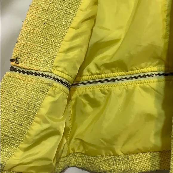 Charming Charlie Neon yellow blazer - Picture 3 of 6